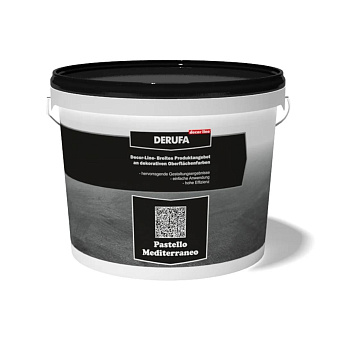 Декоративное покрытие DERUFA Pastello Mediteraneo Эффект защиты декоративного материала 3кг