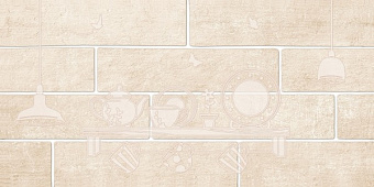 Декор BERYOZA CERAMICA Брик 229944 3 натурал 30х60см 1,62кв.м.