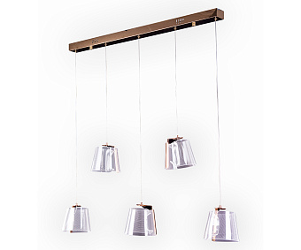Люстра подвесная KINK Light Люцерна 08044-5AS,33 35Вт 5 лампочек LED