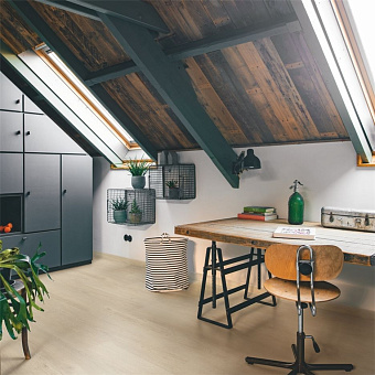 Виниловый ламинат Quick-Step Дуб хлопковый бежевый AVMP40103 1494х209х5мм 33 класс 1,873кв.м