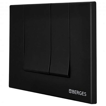 Кнопка для инсталляции BERGES NOVUM S5 soft touch чёрная