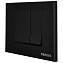 Кнопка для инсталляции BERGES NOVUM S5 soft touch чёрная