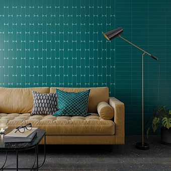 Настенная плитка WOW Grace 124921 Teal Matt 30х7,5см 0,488кв.м. матовая
