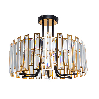 Светильник потолочный Arte Lamp AMBER A1028PL-6BK 40Вт E14