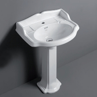 Раковина на пьедестале SIMAS Arcade AR814bi*1 59х46см