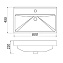 Раковина накладная SANITA LUXE Fest FST80SLWB01 80х46см