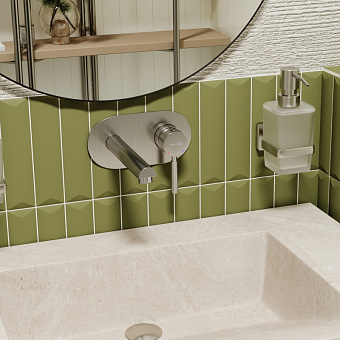 Смеситель для раковины WASSERKRAFT Wern 4200 4230 никель