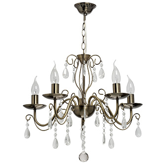 Люстра подвесная De Markt Аврора 371015505 200Вт 5 лампочек E14