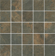 Декор KERAMA MARAZZI Рамбла MM12132 коричневый мозаичный 25х25см 0,5кв.м.