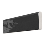 Бордюр WOW Mestisaje 111391 Mestizaje Bullnose Zellige Graphite 3,5х12,5см 0,144кв.м.