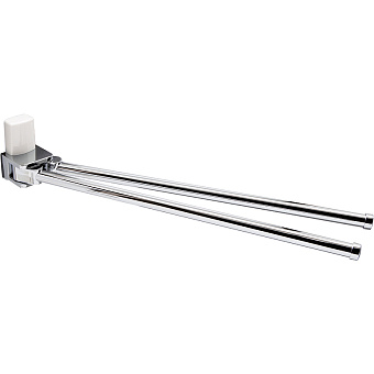 Полотенцедержатель WASSERKRAFT Leine K-5000 WHITE K-5031WHITE бежевый/хром 43см