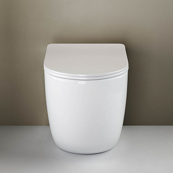 Унитаз приставной Ceramica Nova MIA CN1810 безободковый с микролифтом