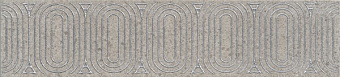 Бордюр KERAMA MARAZZI OP\B206\12137R серый обрезной 25х5,5см 0,385кв.м.
