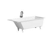 Ванна каменная SALINI CASCATA 104223MRH 180х80см встраиваемая