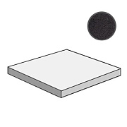 Плитка для ступеней Atlas Concord Италия Blaze A0JJ Iron Scalino Angolare Lapp 37,5х37,5см 0,141кв.м. лаппатированная