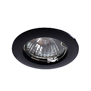 Светильник точечный встраиваемый Arte Lamp Basic A2103PL-1BK 50Вт GU10