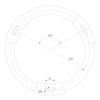 Светильник потолочный Arlight Rondo 034824 60Вт LED