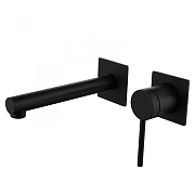 Смеситель для раковины Abber Emotion AF8812B чёрный матовый