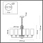 Люстра подвесная Odeon KASALI 4990/8 320Вт 8 лампочек E27