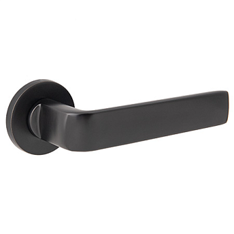 Дверная ручка нажимная Code Deco Slim H-40136-A-BLM чёрный матовый