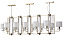 Люстра подвесная CRYSTAL LUX NICOLAS NICOLAS SP12 L1600 GOLD/WHITE 720Вт 12 лампочек E14