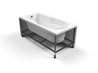 Ванна акриловая CERSANIT Santana WP-SANTANA-150 150х70см пристенная