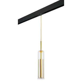Трековый светильник Lightstar Cilino PRO756012 40Вт GU10 золото для однофазного трека
