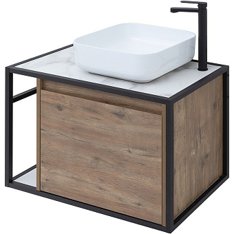 Тумба под раковину подвесная AQUANET Nova Lite Loft 261657 44х75х51,8см