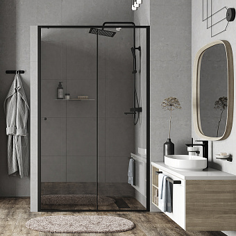 Душевая дверь WASSERKRAFT Dill 61S12 120х100см стекло прозрачное