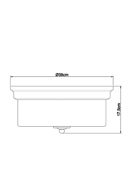 Светильник потолочный Arte Lamp ALONZO A1735PL-3CC 60Вт E27