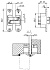 Петля скрытая ARMADILLO Architect 3D-ACH 40 SN L 94,8х23,3мм матовый никель