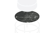 Столешница ArtCeram VOGUE 2.0 TFA011 92 Мрамор 44х44см emperador dark