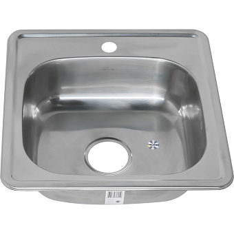 Мойка кухонная MELANA 4848 021 t (*15) 48х48см хром