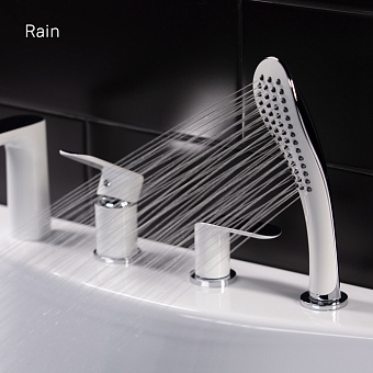 Смеситель для ванны IDDIS Calipso CALSB42i07 белый/хром