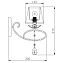 Бра Maytoni Passarinho ARM001-01-W 40Вт E14
