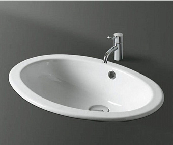 Раковина встраиваемая сверху SIMAS Top E Lavabi D'Arredo S50P bi 55х42см