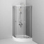 Угловое ограждение AM-PM X-Joy Twin Slide W88E-205-080MT64 195х80см стекло прозрачное