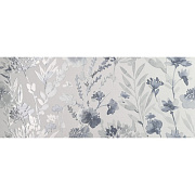 Настенная плитка FAP CERAMICHE Milano Mood fQDC Flower Blu RT 120х50см 1,8кв.м. матовая