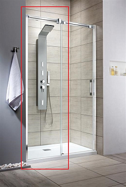 Левая стенка душевого угла RADAWAY Espera 380214-01L 200х65см стекло прозрачное