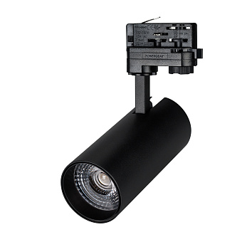 Трековый светильник Arlight LGD-Gera-4TR 024624 20Вт LED чёрный для трёхфазного трека