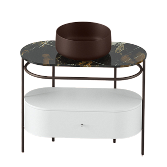 Столешница ArtCeram FLAIR 4.0 TFA010 92 Мрамор 48х95см TORTORA