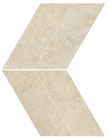 Декор Atlas Concord Италия MARVEL STONE AS1R Cream Prestige Chevron Lappato 22,5х22,9см 0,31кв.м.