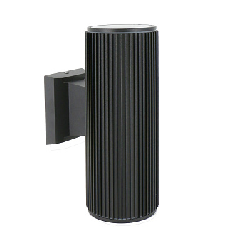 Светильник архитектурный Favourite Pola 2858-2W 120Вт IP54 E27 чёрный