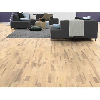 Паркетная доска KARELIA Polar Collection ясень VANILLA MATT 30311181A4001111 2266х188х14мм 3,41кв.м 3-полосная