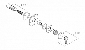 Внешняя часть смесителя GROHE 19942IG0