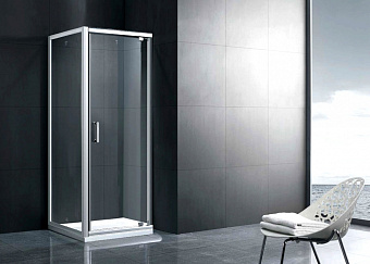 Угловое ограждение Gemy Sunny Bay S28150-A90 190х90см стекло прозрачное