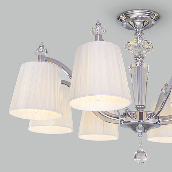 Люстра потолочная Eurosvet Diva 60122/8 хром 40Вт 8 лампочек E14