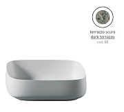 Раковина накладная ArtCeram Cognac COL009 88 00 56х41см