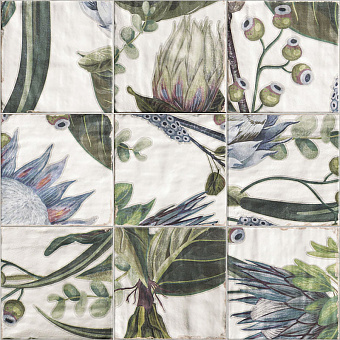 Декор MAINZU Livorno PT03221 Mural Protea 20х20см 1,44кв.м.