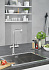 Смеситель для кухни GROHE Red II Duo 30325DC1 высокий излив нержавеющая сталь